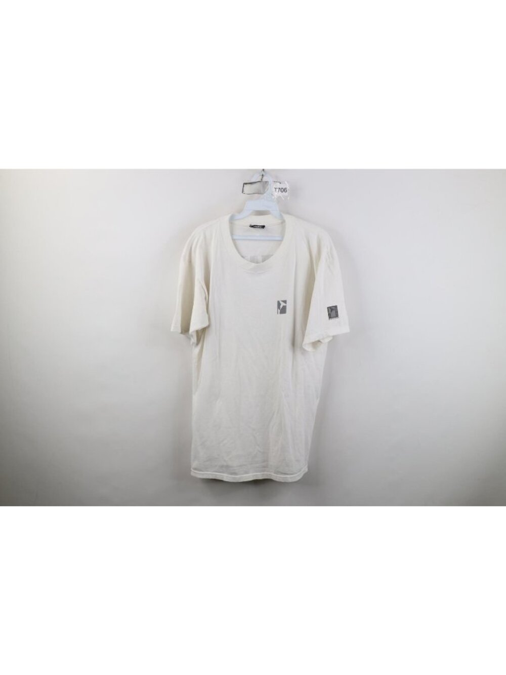 Vintage Teed Off Mens Large Distressed Golf Golfing Short Sleeve T-Shirt White